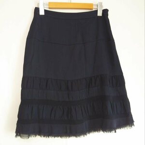 KUMIKYOKU 2 クミキョク スカート ひざ丈スカート Skirt Medium Skirt 紺 / ネイビー / 10007652