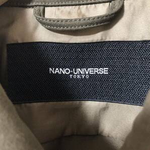 美品 NANO UNIVERSE ナノユニバース ウルトラスエード カーキ Mの画像8