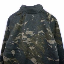 US限定新品 ノースフェイス 1/4ジップ裏起毛セーターニットフリース (XL) 迷彩 プルオーバー 肉厚 THE NORTH FACE 日本未発売/pa310_画像4