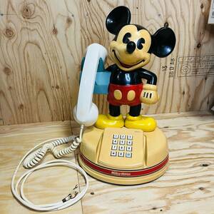  神田通信工業 DK-641P ミッキーマウス 電話機 プッシュホン[MICKEY MOUSE][アンティーク][昭和レトロ][当時物] 現状品