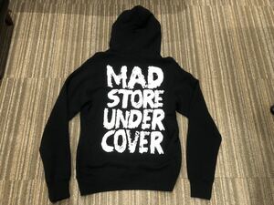 【5】UNDERCOVER MAD STORE パーカー　ブラック　アンダーカバー マッドストアー　フーディー