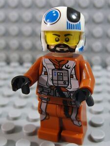 ★LEGO★ミニフィグ【スターウォーズ】Resistance X-wing Pilot_B(sw705)