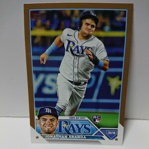 ★JONATHAN ARANDA★TOPPS 2023 SERIES1★154★505/2023シリアル