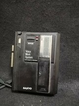 K10212.【通電確認済み】昭和レトロ　SANYO（サンヨー） MR-55 三洋 カセット テープレコーダー プレーヤー_画像1