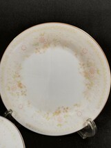 S10231. Noritake ノリタケ 中皿 お皿 ケーキ皿 プレート　5枚セット 花柄　17.5cm/60_画像2