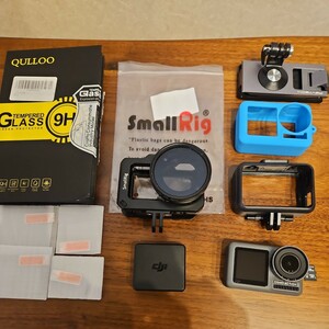 DJI OSMO ACTION SDカード128G SmallRigケース等付属 アクションカメラ オスモアクション