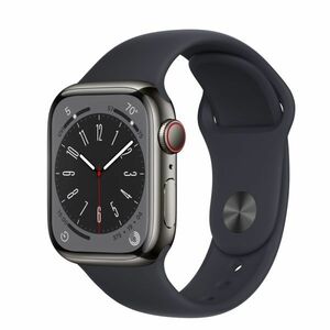 未開封 Apple Watch アップルウォッチ SERIES8 GPS 41mm MNP53J/A A2770 ミッドナイト スポーツバンド アルミニウムケース #60※4874