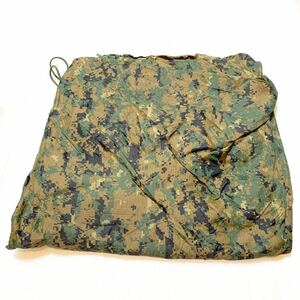 米軍放出品　USMC 防水シート　フィールドタープ　 225cm×200cm テント用品