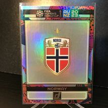 【Norway Team Badges /CASE HIT】 2023 Panini Donruss FIFA Woman's World Cup Soccer Team Badges SSP Insert ケースヒット　ノルウェー_画像1