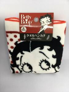 Betty Boop/ベティーブープ　タオルハンカチ☆彡　２０ｃｍ×２０ｃｍ　新品