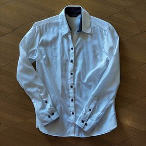 東京シャツ BRICK HOUSE ブリック ハウス ワイシャツ スキッパー 長袖 形態安定 レディース 綿100% Mサイズ