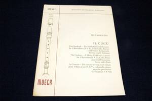 Moeckmek импорт блок-флейта музыкальное сопровождение 611/612[Elly-Marie Fix:IL CUCU Der Kuckkuck-Ein Frohliches Kinderkonzert]Zeitschrift fr Spielmusik