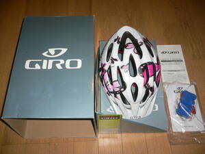 GIRO FLUME YOUTH ジロ キッズ 子供用 サイクルヘルメット 自転車用ヘルメット WHT/PINK BFLIES ホワイト/ピンク リボン 50-57cm 白 女の子