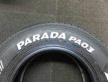 引取大歓迎！215/70R15 109/107S　夏2本 2022年製　ヨコハマ パラダ YOKOHAMA PARADA PA03　ホワイトレター　CO1-3-9_画像7