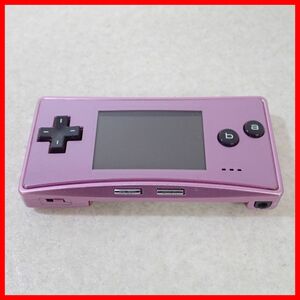 GBmicro GAME BOY micro ゲームボーイミクロ 本体 OXY-001 パープル 任天堂 Nintendo ジャンク【PP