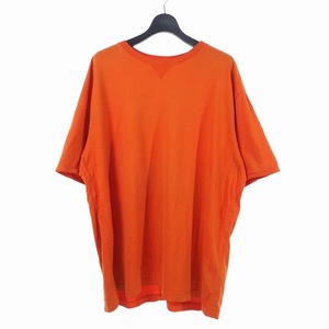 タカヒロミヤシタザソロイスト TAKAHIRO MIYASHITA The Soloist. 18SS オーバーサイズ Tシャツ 半袖 カットソー 46 オレンジ