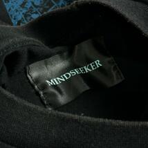 マインドシーカー MINDSEEKER プリント Tシャツ クルーネック カットソー 半袖 黒 ブラック メンズ_画像5