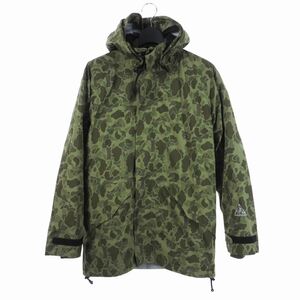 ヒステリックグラマー HYSTERIC GLAMOUR カモフラシェルジャケット マウンテンパーカー PERTEX S グリーン系 0253AC02 メンズ