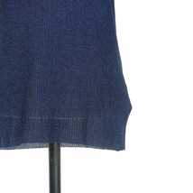 メゾンマルジェラ Maison Margiela 白タグ ラメリブニット セーター 半袖 XS ブルー 青 S29HA0432 国内正規 レディース_画像4