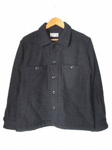 ガイジンメイド GAIJIN MADE CPOシャツ シャツジャケット ウールシャツ ミリタリーシャツ ブラック 36 メンズ