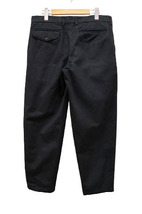 カラー kolor 19AW Garmet Dye Chiocloth Trousers チノクロス テーパード トラウザー パンツ ネイビー 3【ブランド古着ベクトル】231012●_画像2