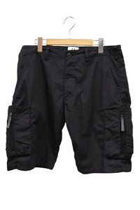 グッドイナフ GOODENOUGH 15SS SHOCK ABSORB CARGO SHORTS ショック アブソーブ カーゴ ショーツ ブラック XL【ブランド古着ベクトル】2310