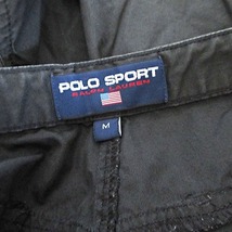 ポロスポーツ POLO SPORT ラルフローレン ショートパンツ ハーフパンツ カーゴショーツ コットン 黒 M 1017 ■GY09 メンズ_画像7