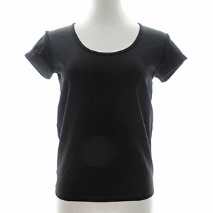 セオリー theory 19SS カットソー Tシャツ 半袖 ナイロン ストレッチ 黒 2 1024 レディース