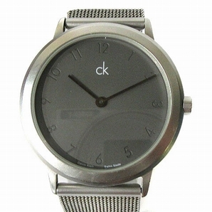 カルバンクライン CALVIN KLEIN 腕時計 ウォッチ クオーツ アナログ グレー文字盤 K03111 K03112 シルバーカラー ■SM0 レディースの画像1