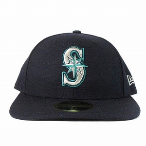 ニューエラ NEW ERA LP 59FIFTY MLB シアトルマリナーズ ベースボールキャップ 帽子 紺 ネイビー 7 1/4 57.7cm メンズ
