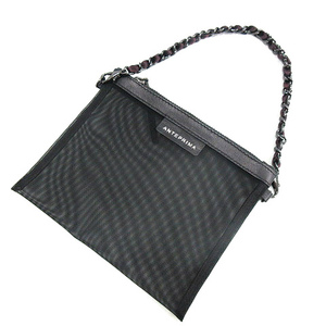 アンテプリマ ANTEPRIMA メッシュ ポーチ インナーバッグ 鞄 かばん 黒 ブラック レディース