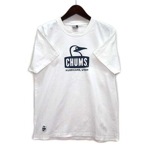 チャムス CHUMS ブービーフェイス Tシャツ 半袖 ヘビーオンス コットン ホワイト 白 S CH01-1325 メンズ