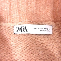 ザラ ZARA ニット セーター Vネック 長袖 アルパカ混 S M ベージュ /YK レディース_画像5