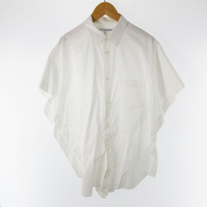  Comme des Garcons shirt COMME des GARCONS SHIRT mantle shirt dress shirt poncho manner short sleeves white white cotton M men's 