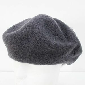 MAISON COULEUR メゾンクルール ベレー帽 グレー 灰 帽子 服飾小物 日本製 ウール 毛 レディース