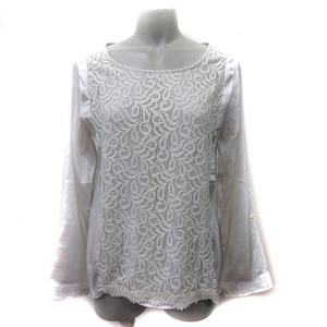  Mayson Grey MAYSON GREY blouse pull over long sleeve switch race 2 white eggshell white /YI lady's 