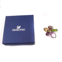 スワロフスキー SWAROVSKI ペンダントトップ チャーム ビジュー カラーストーン マルチカラー アクセサリー レディース_画像6