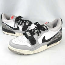 ナイキ NIKE ★AA☆ Air Jordan Legacy 312 Low CD7069-101 US12 30cm エアジョーダンレガシー312 ロー スニーカー 白 グレー系 メンズ_画像2