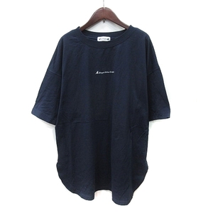 カンゴール KANGOL Tシャツ カットソー 半袖 M 紺 ネイビー /YI メンズ