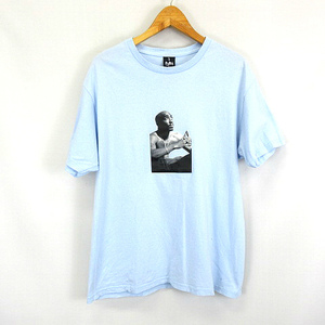 ワコマリア WACKO MARIA 23SS 2PAC CREW NECK T-SHIRT (TYPE-1) 2パック プリント 半袖 Tシャツ ライトブルー L