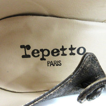 レペット Repetto パンプス ラウンドトゥ 38.5 メタリックブラウン 231017E 靴 レディース_画像6