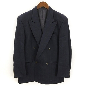  Missoni MISSONI UOMO tailored jacket blaser double wool stripe navy series 48 #SM men's 