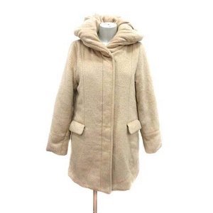  Lowrys Farm LOWRYS FARM cotton inside coat shawl ka Large p up total lining beige /YK #MO lady's 