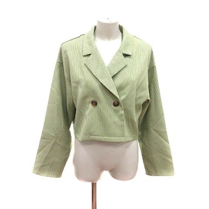  Olive des Olive OLIVE des OLIVE tailored jacket двойной длинный рукав F зеленый зеленый /YK