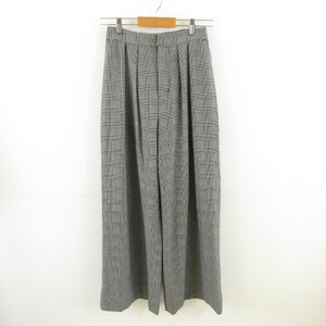  Mayson Grey MAYSON GREY long pants wide check gray 1*T774 lady's 