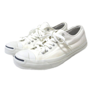 未使用品 コンバース CONVERSE 未使用 ジャックパーセル CANVAS OX WHITE スニーカー 1R193 ローカット 29cm 白 ホワイト X メンズ