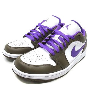 ナイキ NIKE エアジョーダン ワン AIR JORDAN 1 LOW スニーカー 553558-215 B品 パープル 紫 27cm メンズ