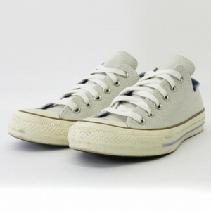 コンバース CONVERSE earth ALLSTAR 100 OX スニーカー ローカット キャンバス ベージュ 24cm 靴 レディース