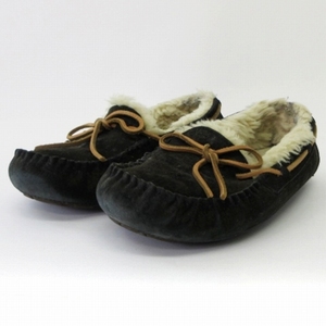  UGG Australia UGG australia dakota moccasin mouton flat shoes ribbon suede 5612 black black 24cm shoes lady's 