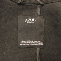 アズールバイマウジー AZUL by moussy テーラードジャケット 長袖 スウェット地 黒 M *E363 メンズ 【ベクトル 古着】_画像5